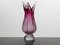 Vaso in vetro rosa di Josef Hospodka, anni '60, Immagine 1