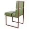 Green Minimalist Leather Chairs, 1970s, Set of 3, Image 5