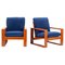 Daria Armchairs attributed to Miroslav Navratil, Czechoslovakia, 1970s, Set of 2 1