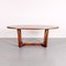 Vintage Copper and Wood Coffee Table, 1970s, Image 2