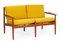Danish Teak Sofa and Armchairs attributed to Arne Vodder for Glostrup Furniture Factory, 1960s, Set of 3, Image 4