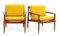 Arne Vodder zugeschriebenes dänisches Teak Sofa und Sessel für Glostrup Furniture Factory, 1960er, 3er Set 6