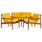 Danish Teak Sofa and Armchairs attributed to Arne Vodder for Glostrup Furniture Factory, 1960s, Set of 3 1