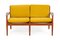 Arne Vodder zugeschriebenes dänisches Teak Sofa und Sessel für Glostrup Furniture Factory, 1960er, 3er Set 3