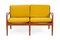 Sofá y butacas danesas de teca atribuidos a Arne Vodder para Glostrup Furniture Factory, años 60. Juego de 3, Imagen 3