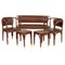 Vienna Secession Seating Set attributed to Gustav Siegel for J & J Kohn, 1905, Set of 5, Image 1