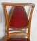 Art Nouveau Dining Chairs in Blond Mahogany by Louis Majorelle, 1900s, Set of 6 9