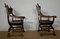 Renaissance Dagobert Curule Armchairs, Late 19th Century, Set of 2, Image 15