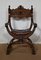 Renaissance Dagobert Curule Armchairs, Late 19th Century, Set of 2, Image 4