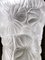 Vintage Blown and Frosted Glass Vase in the style of René Lalique, France, 1960s 9