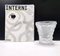 Vintage Blown and Frosted Glass Vase in the style of René Lalique, France, 1960s, Image 2