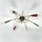 Mid-Century Sputnik Ceiling Light, 1950s, Image 3