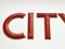 Vintage Enamel City Sign, 1950s, Set of 5, Image 8