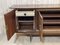 Sideboard in Rosewood and Leather Handles, 1960s, Image 20