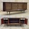 Sideboard in Rosewood and Leather Handles, 1960s 2