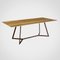 Trapeze Tr4 Dining Table in Travertine by Nicola Di Froscia 1