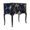 Gustavian Style Commode with Christian Lacroix Birds Design, 1950s 2