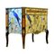 Gustavian Haupt Chest with Three Drawers in a Gold Christian Lacroix Design, 1950s 2