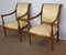 Antique Mahogany & Upholstery Armchairs, Set of 2 3