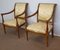 Antique Mahogany & Upholstery Armchairs, Set of 2, Image 3