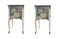 Gustavian Louis XV Style Chests with Floral Pattern, 1950s, Set of 2, Image 2