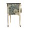 Gustavian Style Commode with Floral Blue Design, 1950s 4