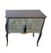 Gustavian Style Commode with Art Deco Green & Gold Design, 1950s 6