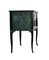 Gustavian Style Commode with Art Deco Green & Gold Design, 1950s 7