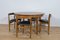 Round Extendable Dining Table and Chairs from McIntosh, 1960s, Set of 5 4