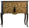 Gustavian Style Commode with Floral Design, 1950s, Image 1