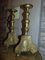 Art Nouveau Brass Candleholders, 1890s, Set of 2 2