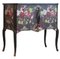 Gustavian Style Commode with Floral Christian Lacroix Design, 1950s 1