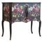 Gustavian Style Commode with Floral Christian Lacroix Design, 1950s, Image 1