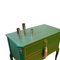 Gustavian Style Commode in Green with Detailing, 1950s 6