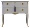 Gustavian Grey Commode with Marble Slab, 1950s 1