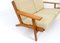 Teak GE 290 2-Seater Sofa by Hans J. Wegner for Getama 7