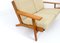 Teak GE 290 2-Seater Sofa by Hans J. Wegner for Getama, Image 7