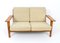 Teak GE 290 2-Seater Sofa by Hans J. Wegner for Getama 1