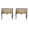 Gustavian Style Commodes with William Morris Classic Design, 1950s, Set of 2, Image 1