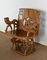 Carved Mahogany Chair, 1950s, Image 3