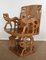 Carved Mahogany Chair, 1950s 11