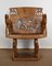 Carved Mahogany Chair, 1950s 13