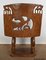 Carved Mahogany Chair, 1950s 19