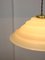 Mid-Century Yellow Glass and Brass Pendant Lamp, Image 8