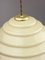Mid-Century Yellow Glass and Brass Pendant Lamp 14
