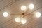 Lampada da soffitto in ottone di Angelo Lelii per Arredoluce, Italia, 2019, Immagine 2