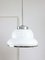 Mid-Century Opaline & Chrome Pendant Lamp 7