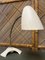 Mid-Century White Shrink Varnish Table Lamp, 1950s 6