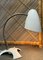 Lámpara de mesa Mid-Century de barniz blanco, años 50, Imagen 14