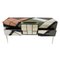 Mid-Century Modern Italian Wood and Colored Glass Sideboard, Image 5